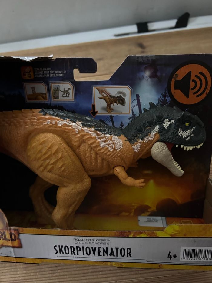 🦖 Jouet Jurassic World Skorpiovenator – Mouvements & Bruitages