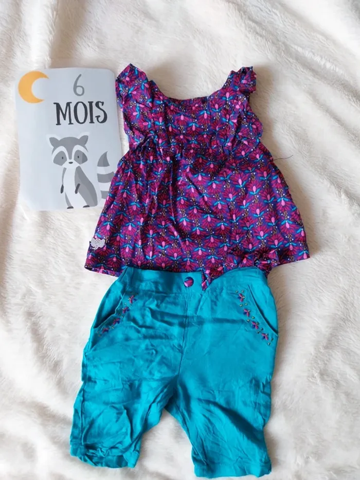 Ensemble coloré 6 mois - photo numéro 2