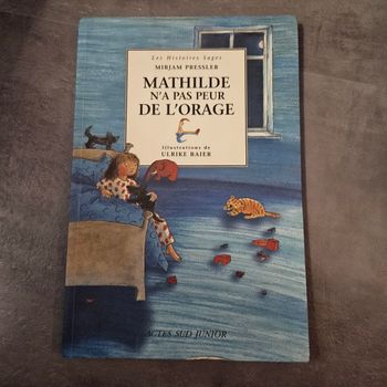 Livre Mathilde n'a pas peur de l'orage 