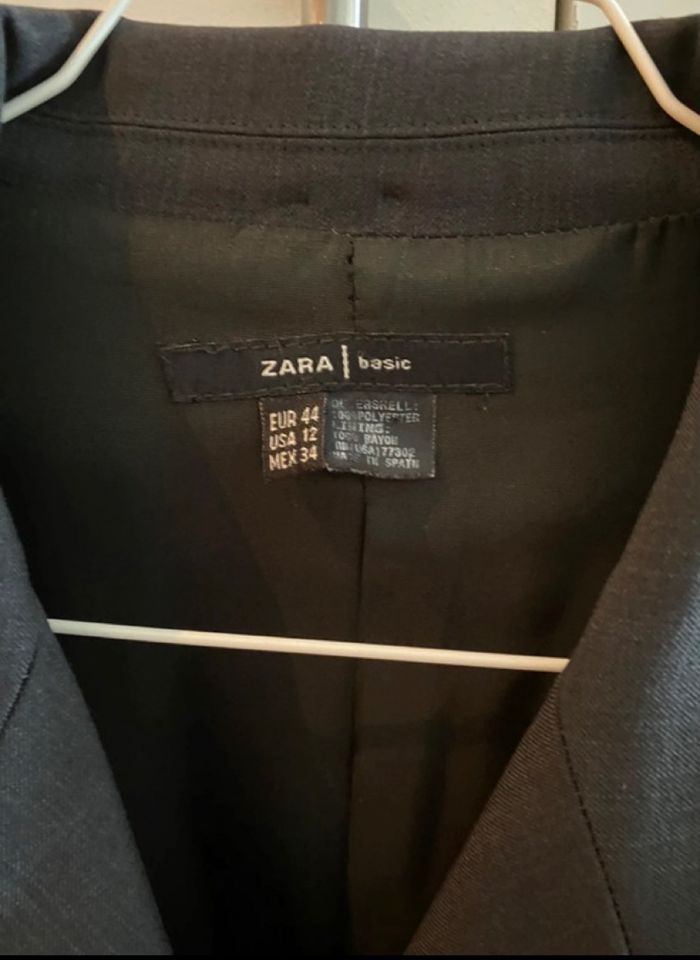 Veste couleur gris anthracite marque Zara - photo numéro 8