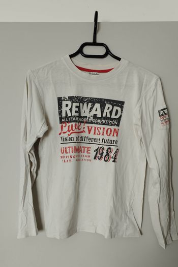 T-shirt blanc manches longues