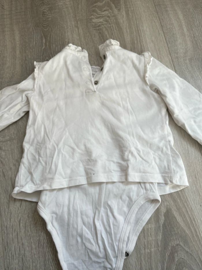 Body tee shirt manche longue bébé fille 18 mois - photo numéro 4