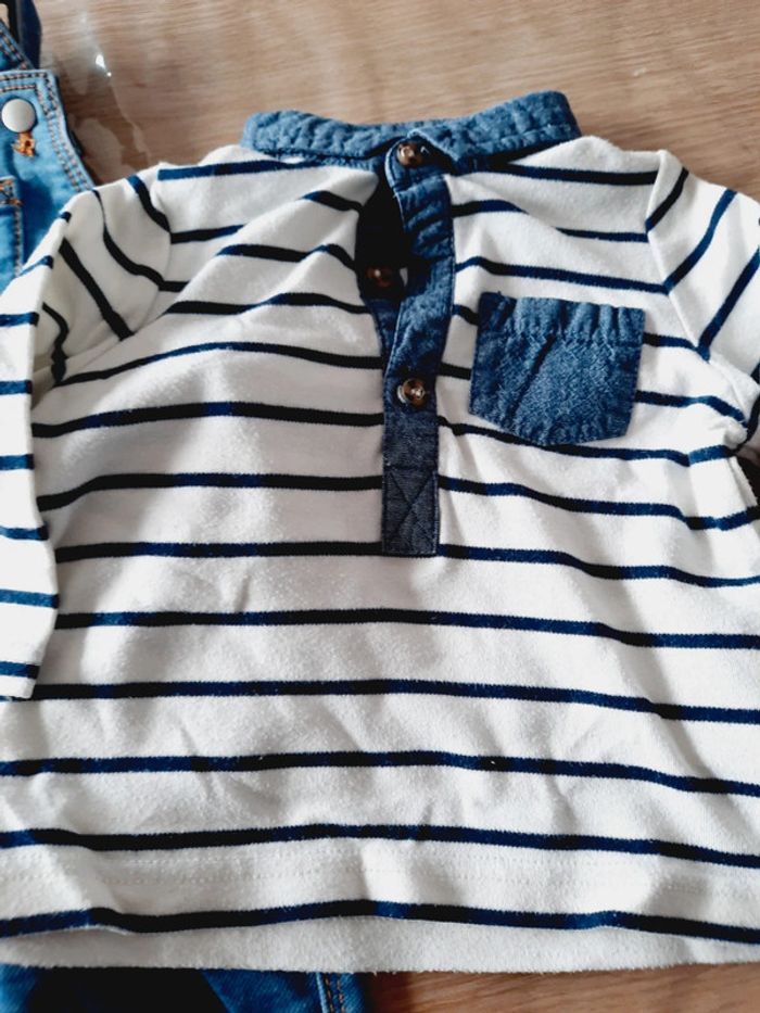 Ensemble salopette + haut - photo numéro 3