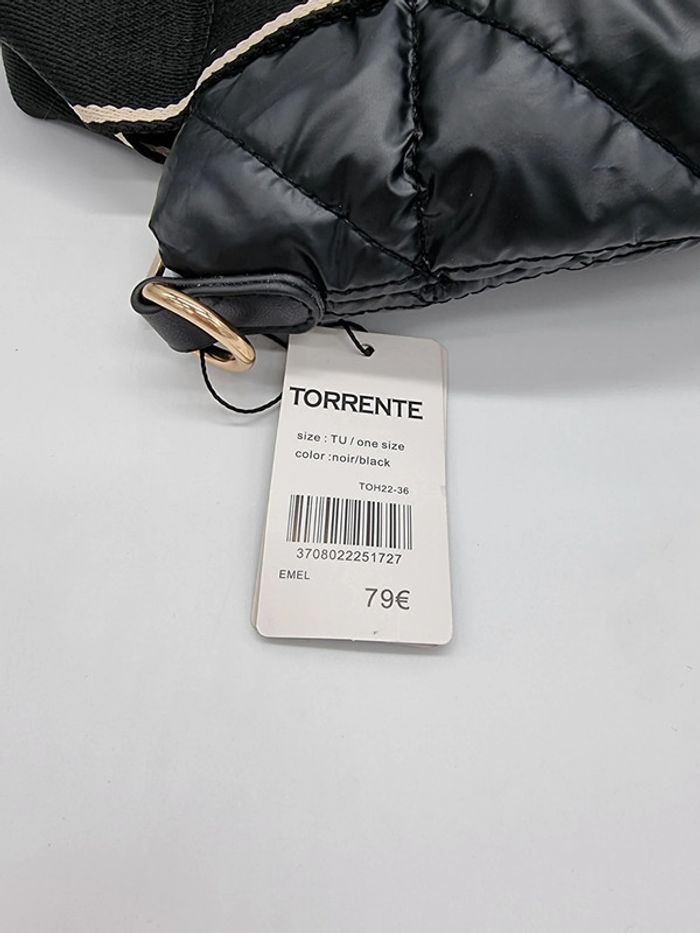 Torrente sac porté main et bandoulière noir - photo numéro 11