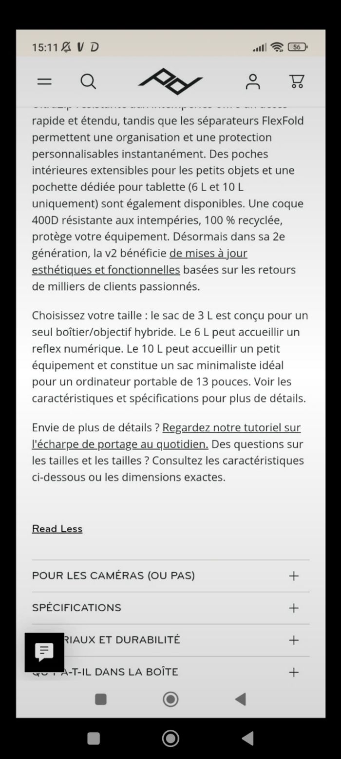 Sac à photo Peak Design - photo numéro 6