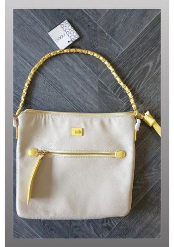 Sac à main beige/jaune Nobo 30x27cm