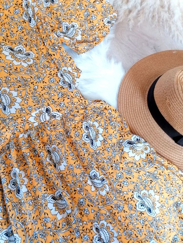Jolie robe longue bohème taille S - photo numéro 2
