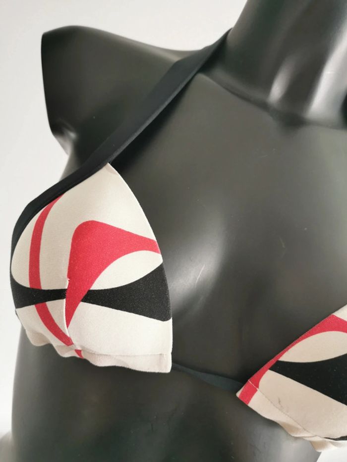 Maillot 2 pièces effet géométrique Etam Taille 36 - photo numéro 3