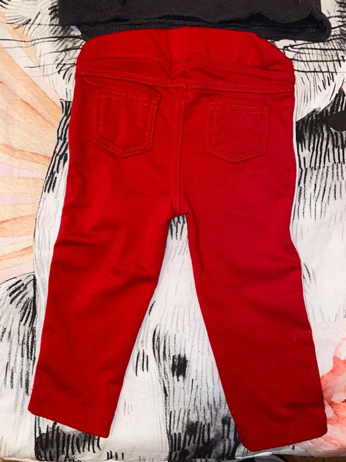 Ensemble pantalon t-shirt, taille 12 mois, marque Kiabi. - photo numéro 5