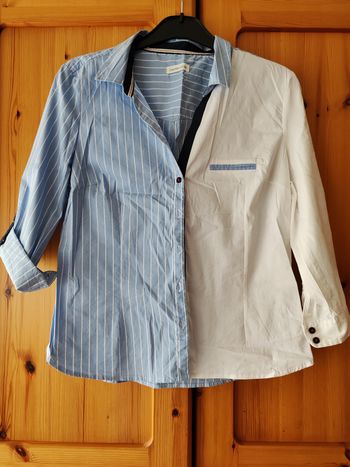 Chemise bi couleur