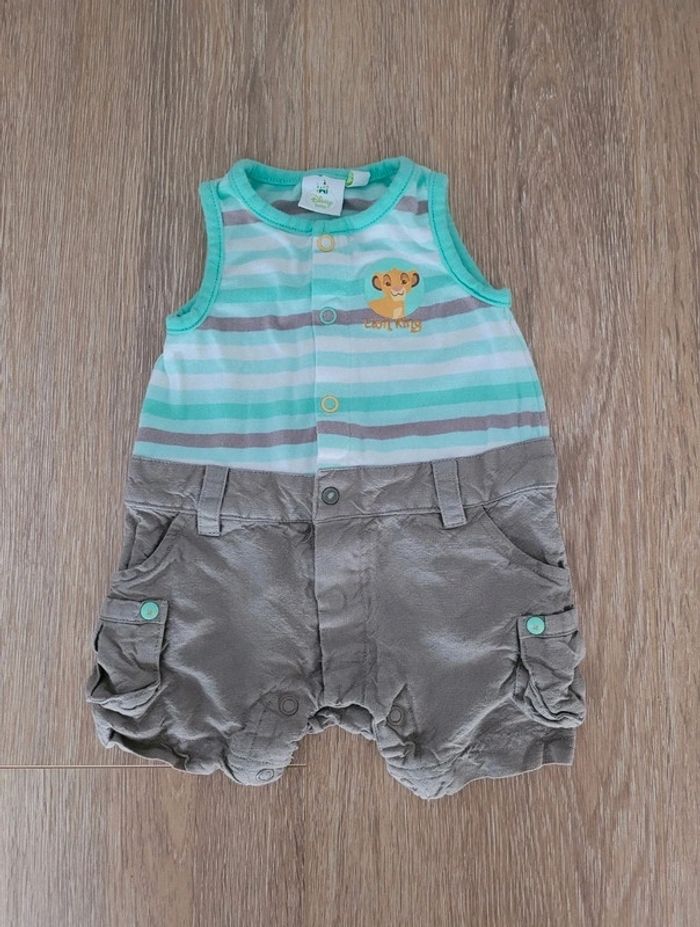 Combishort bébé Disney Le Roi Lion 3 mois