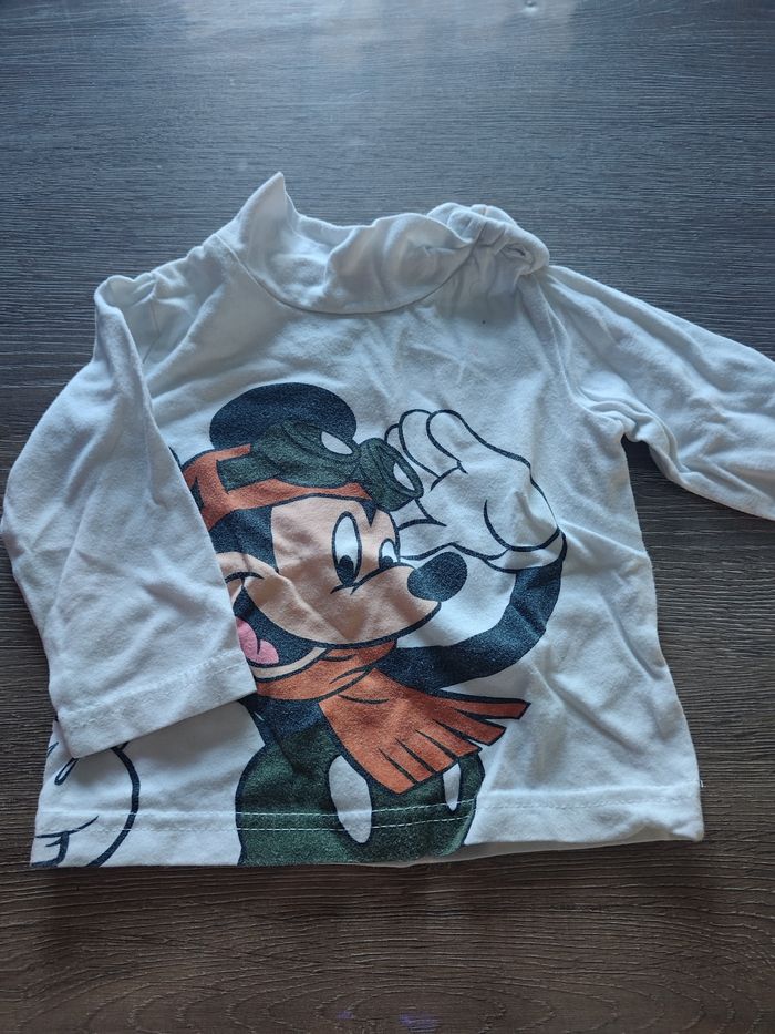 Tee shirt col roulé