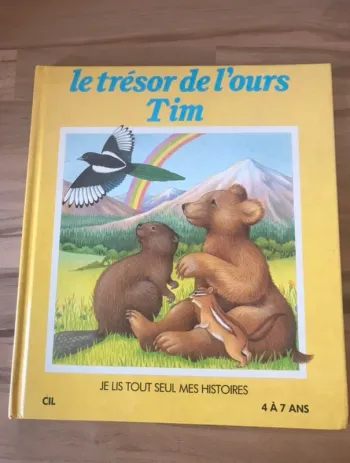 livre  le trésor de l’ours tim