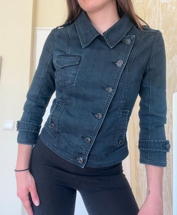 Veste près du corps cintrée asymétrique vintage