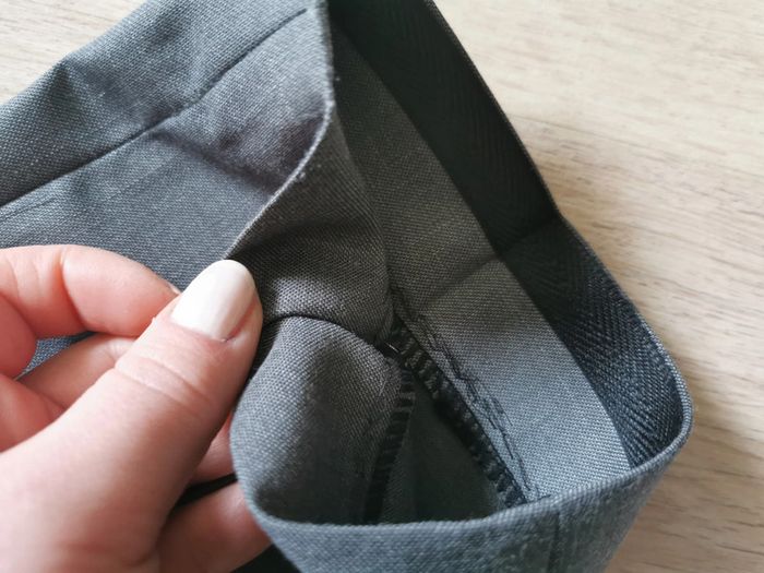 Pantalon gris droit femme Izac - photo numéro 2