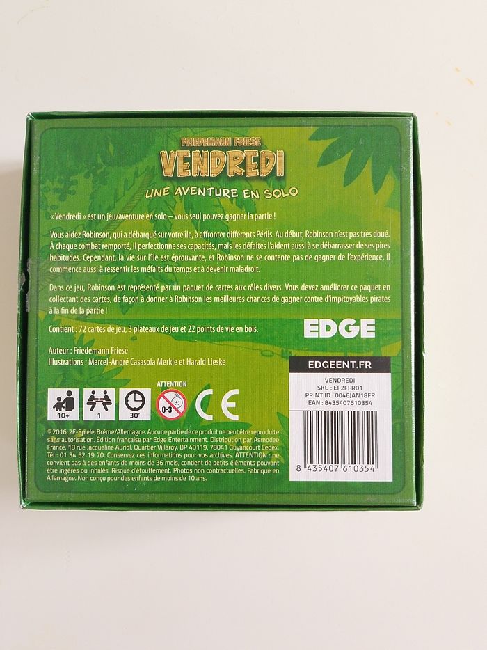 Vendredi une aventure en solo edge complet - photo numéro 2