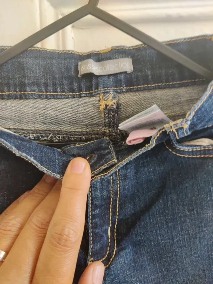 Jean ourlet 3 suisses ajustable a la taille taille 94 - photo numéro 2