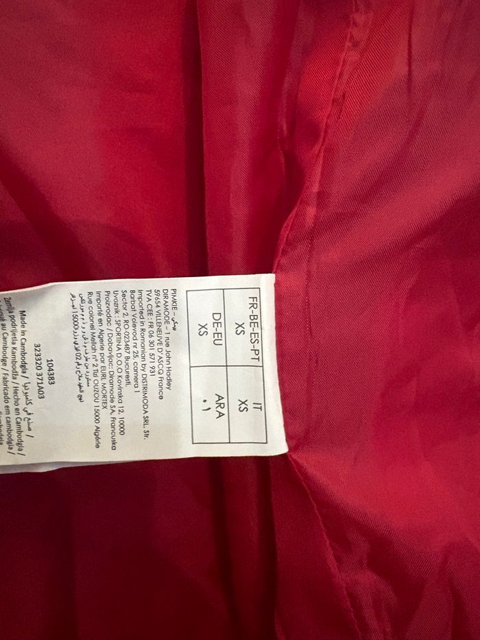 Veste à capuche  rouge - photo numéro 4