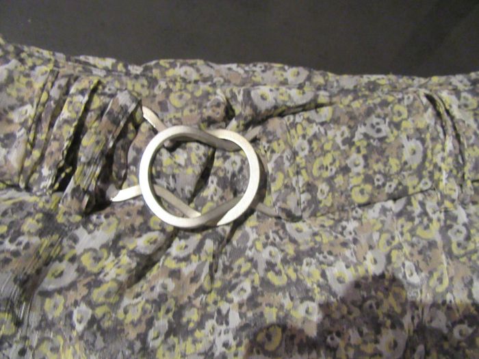 Jupe motif fleurs taille 44  A. thiery - photo numéro 6