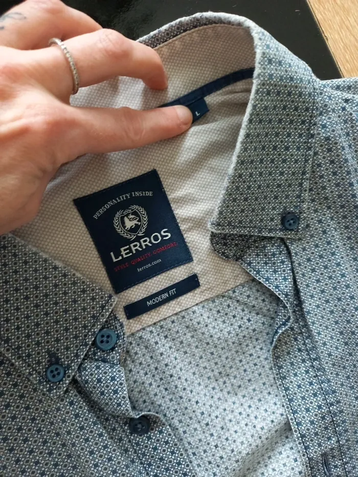 Lot 2 Chemises homme T.L - photo numéro 14