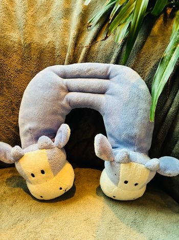 Coussin de voyage enfant vache