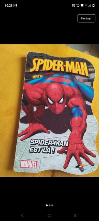 Livre cartonné Spiderman