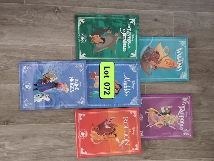 Lot de 6 livres Disney les grands classiques en BD L072  7601742497