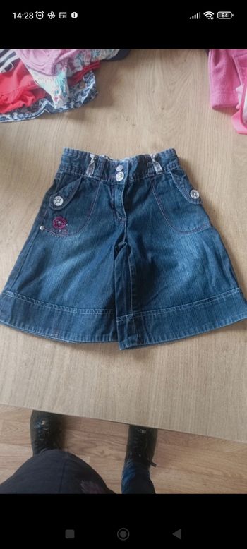 Jupe culotte en jean 3 ans
