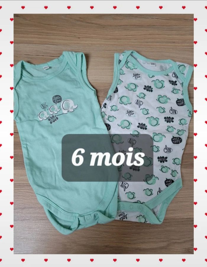 Lot bodies 6 9 mois