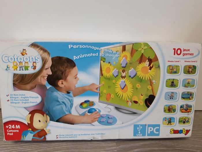 Clavier interactif 10 jeux 3D Cotoons - Smoby - photo numéro 2