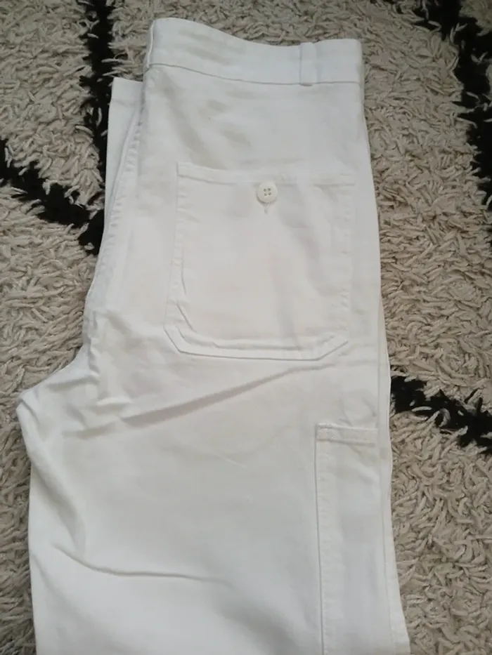 Pantalon de Travail blanc Sanfor Taille 40🌿🌈 - photo numéro 6