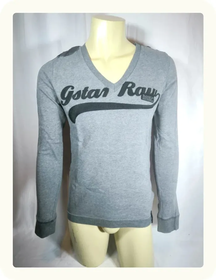 Pull col V Homme G-star Taille 40 L