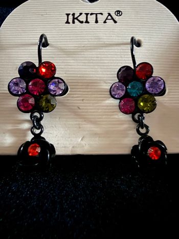 Bouclés d’oreilles fleurs Ikita