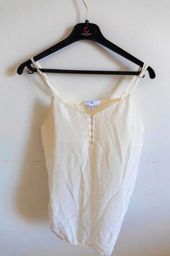C48 débardeur crème La redoute 40