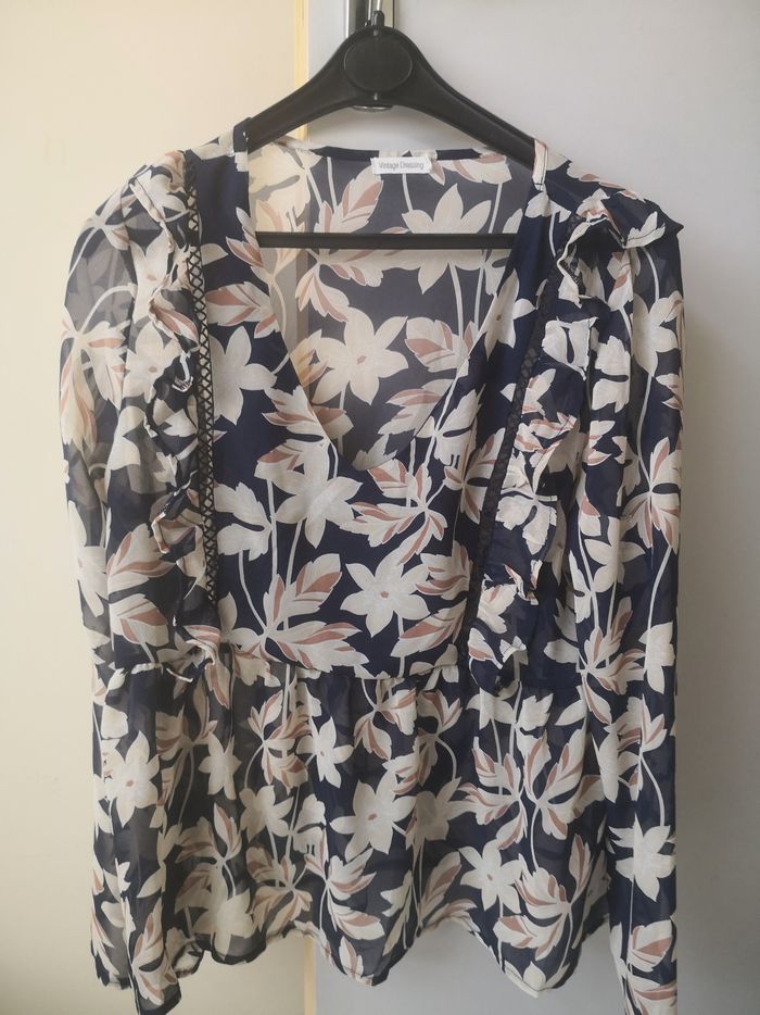 Blouse à fleurs