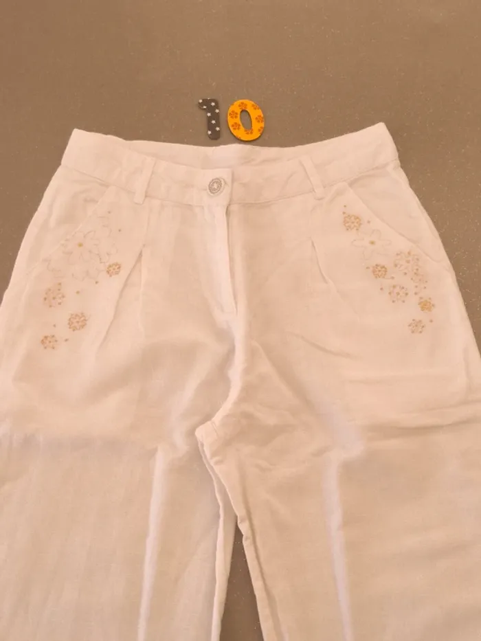 Pantalon class lin coton - photo numéro 2