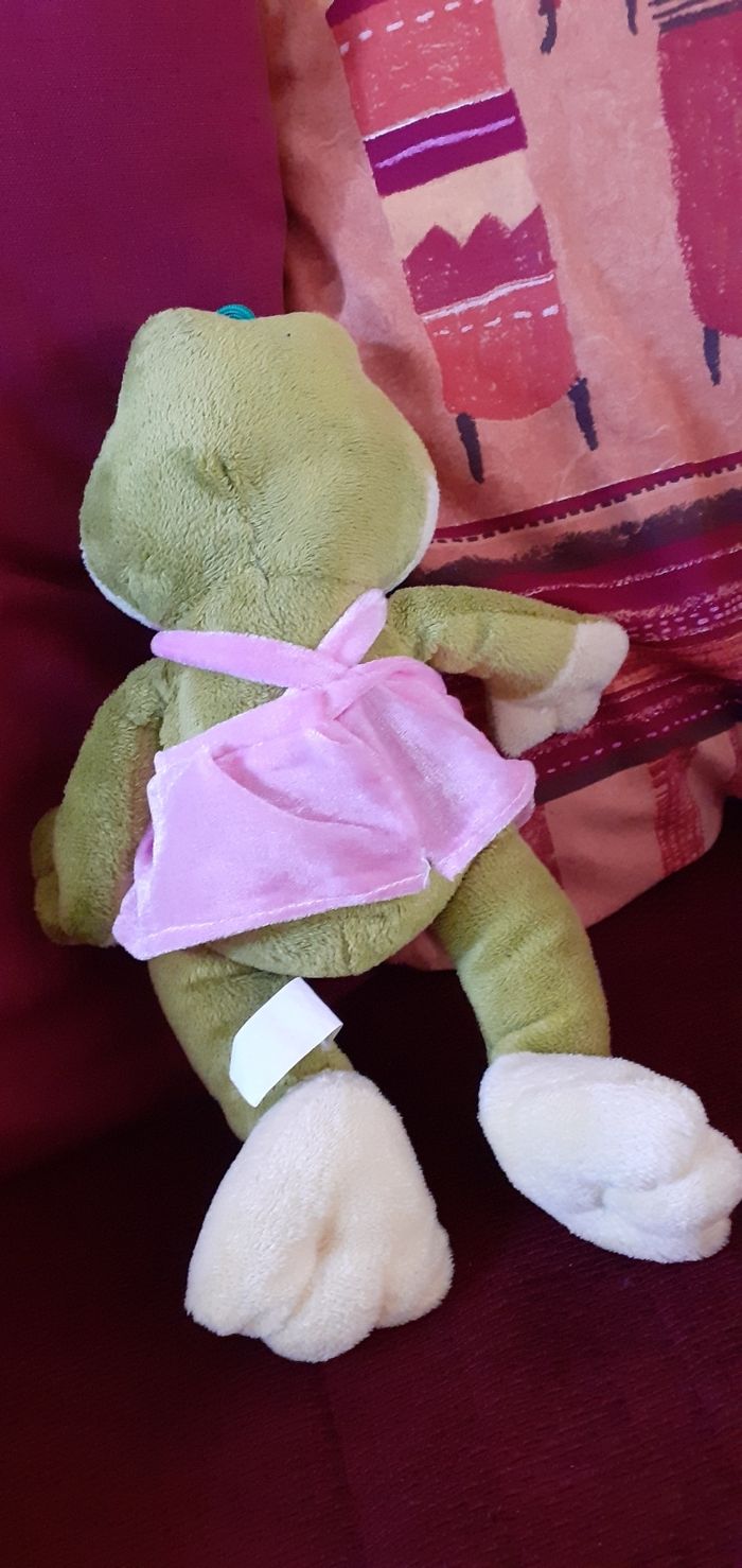 Peluche grenouille - photo numéro 2