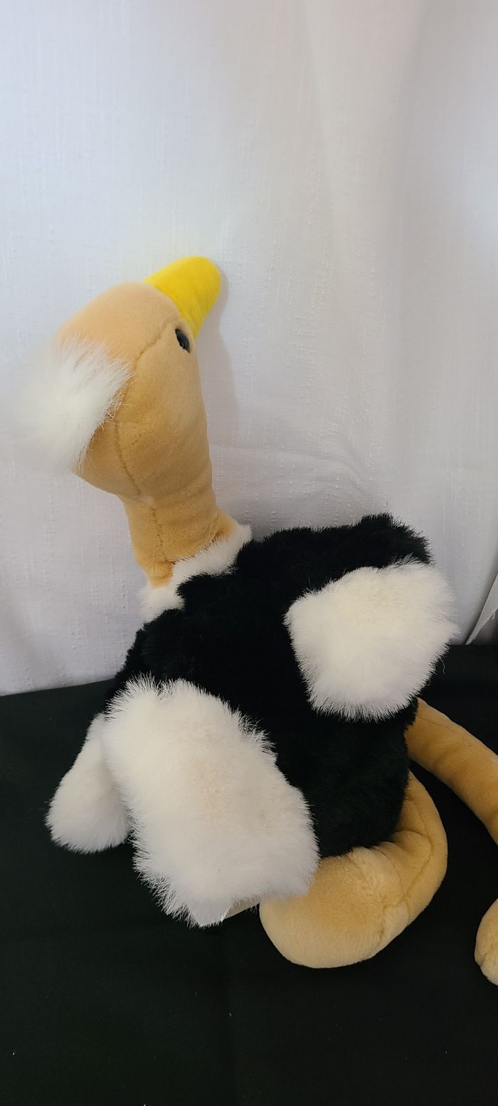 Ikea autruche corps marionnette en peluche Lurvig vintage - photo numéro 2