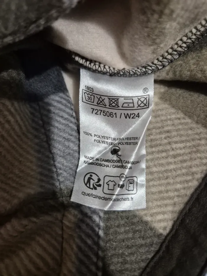 Sur-chemise à carreaux 12mois - photo numéro 4