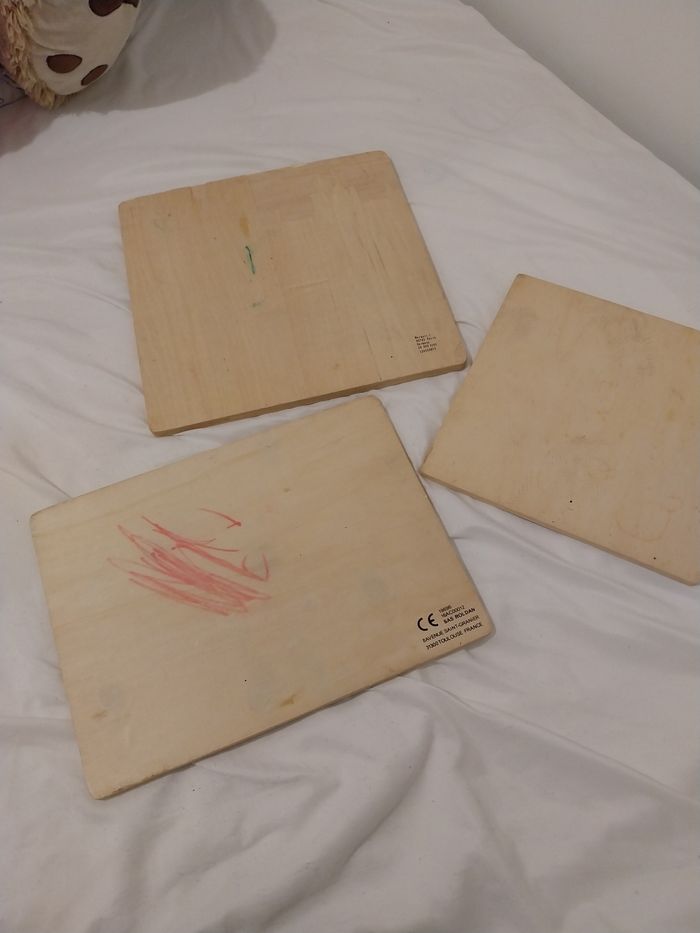 Lot de 3 puzzle en bois - photo numéro 3