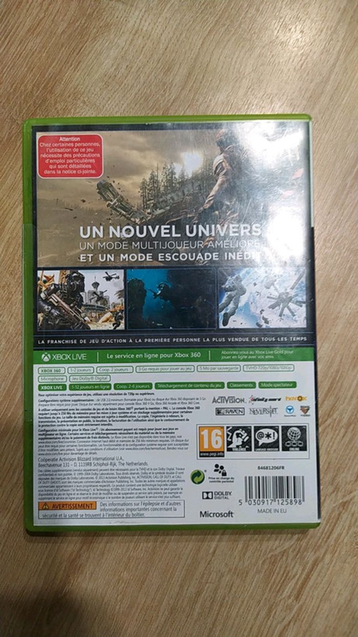 Call of Duty Ghost Xbox 360 - photo numéro 2