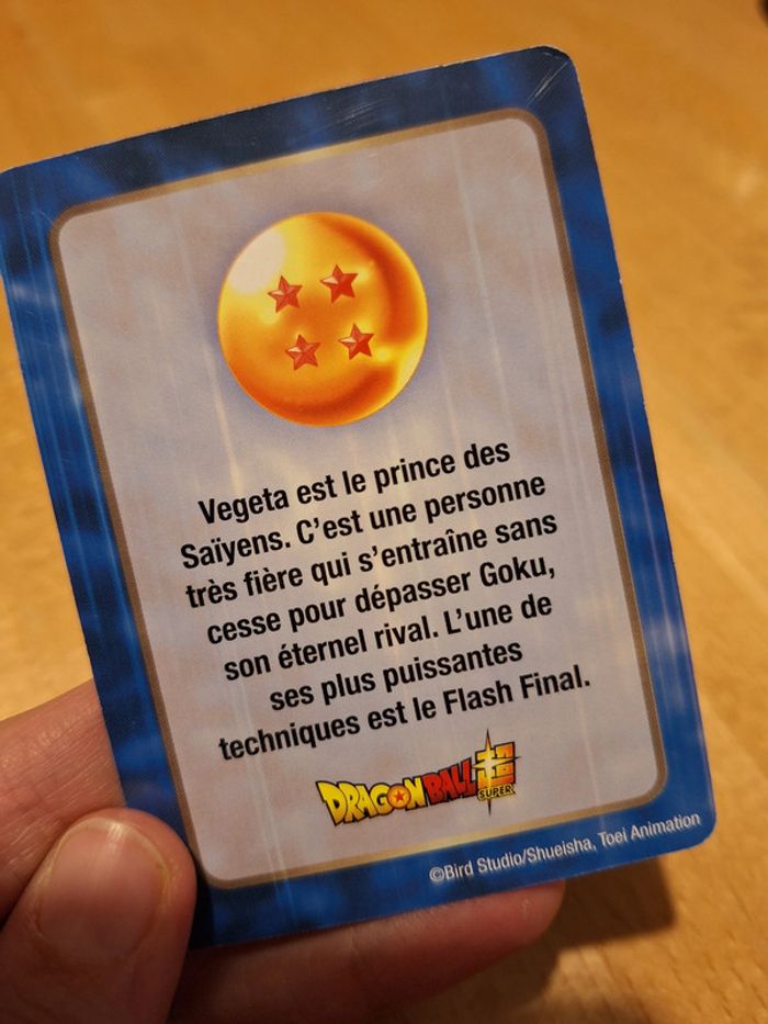 Dragon ball z : carte vegeta - photo numéro 2
