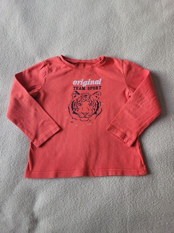 -shirt manches longues in extenso 4 ans