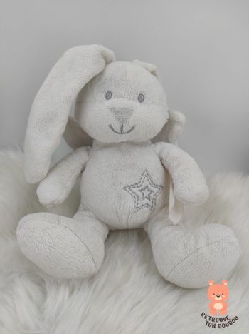 Doudou Lapin Blanc Ange Kaloo