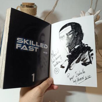 Manga Skilled Fast tome 1 dédicacé par l'auteur