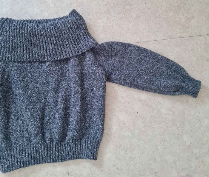 Pull gris neuf taille xs34 - photo numéro 5