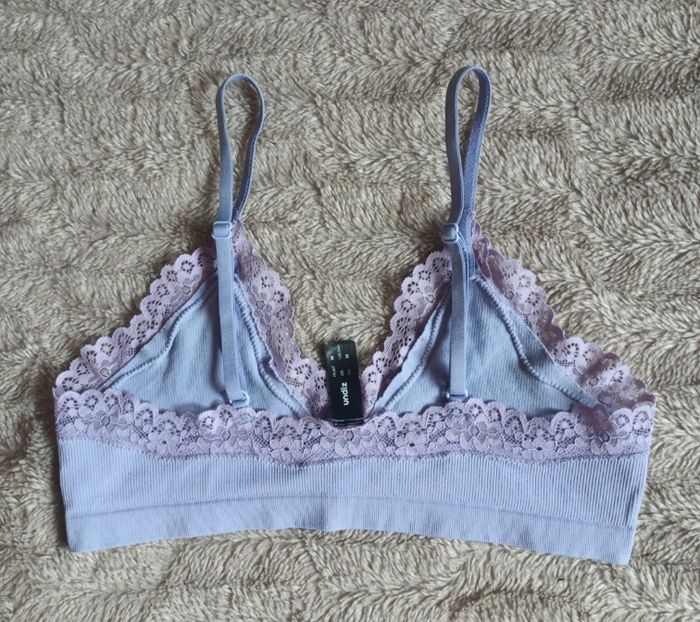 Brassière Femme Couleur Lilas avec de la Dentelle Undiz 💜🌾 - photo numéro 3