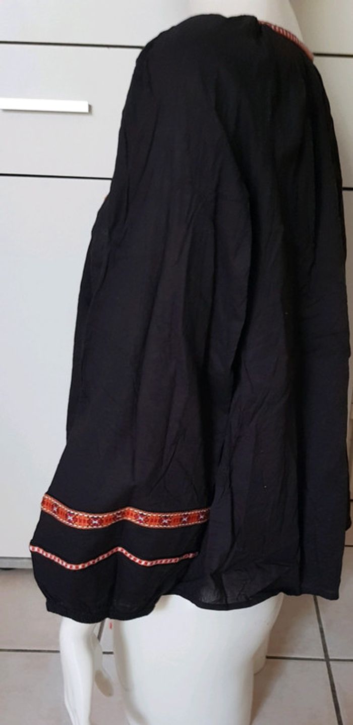 Blouse overseize brodée - photo numéro 3