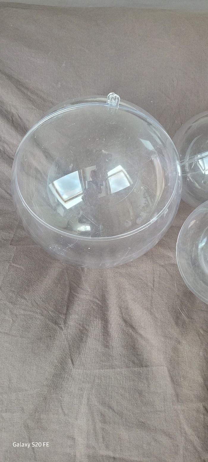 10 boules en plastique à décorer - photo numéro 2