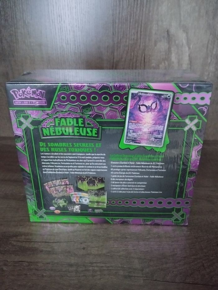 Pokémon
ETB
Écarlate et Violet EV6.5
Fable Nébuleuse - photo numéro 2